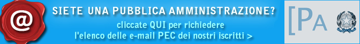 SE SIETE UNA PUBBLICA AMMINISTRAZIONE